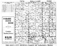 Wall Lake Township, Black Hawk Lake, Lake View, Indian Creek, Sac County 1935